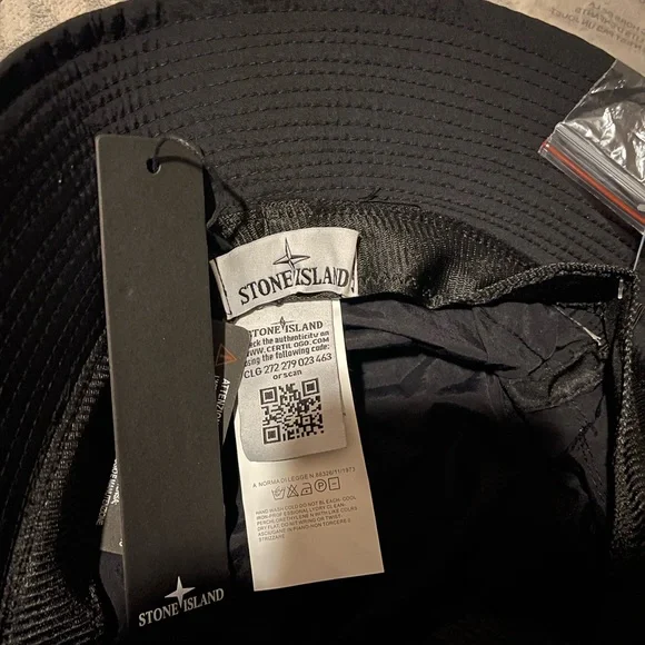 Stone Island Bucket Hat Black - Picture 3 of 6